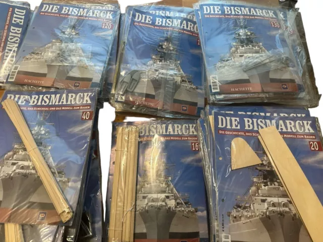 Hachette - Schlachtschiff Bismarck 1:200 Bausatz Holz | Auswahl Ausgabe 1 - 140