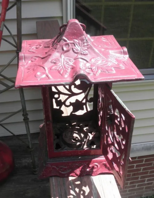 japanese pagoda lantern cast iron tea candle holder