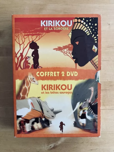 /// Coffret 2 Dvd Kirikou Et La Sorciere + Kirikou Les Betes Sauvages