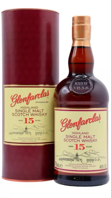 Glenfarclas - Highland Single Malt 15 year old Whisky 70cl