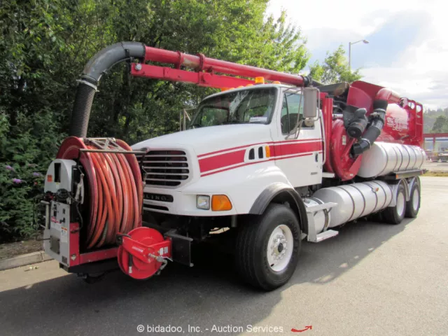 2005 Sterling LT9500 T/A Vactor 2110 Vacuum Rodder Truck Auto Cat A/C