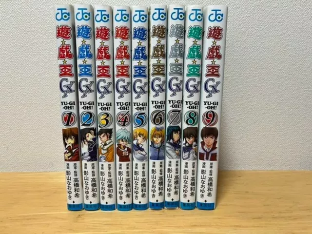 Yu-Gi-Oh GX Vol.1-9 Complete Comics Set Japanese Ver Manga