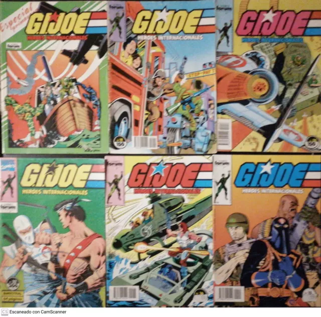 Comics G.i.joe Gijoe, Comics Forum, Idioma Español, Año 1982