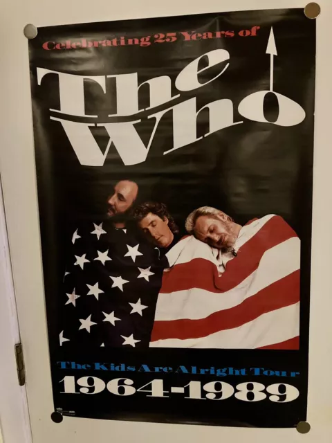 The Who Kids Are Alright Tour Poster 1989