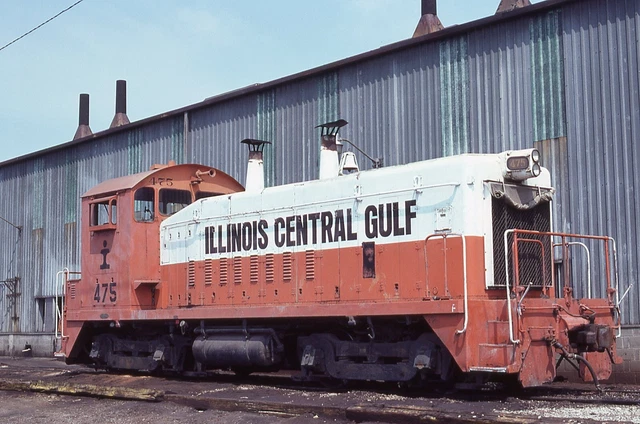 Illinois Central Gulf Railroad     #475   Original Kodachrome  Slide