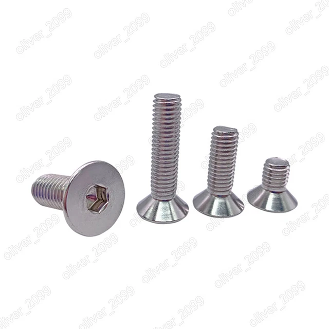 304 bulloni a presa esagonale acciaio inox viti testa controsommerse 2# 4# 6# 8# 10# 1/4