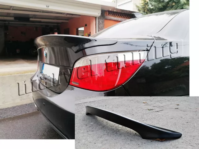Carbon Look M4 Style Rear Trunk Lip Spoiler Wing For BMW E60 535i 550i  2003-2010