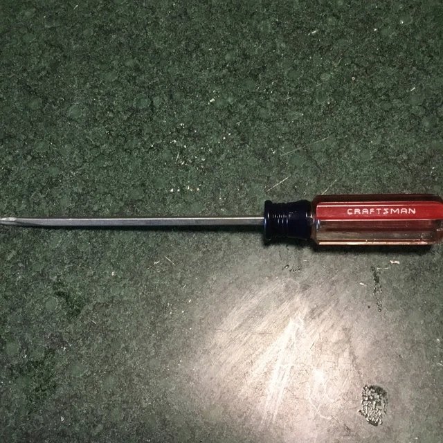 Vintage Craftsman 1/8" Blade Slotted Flathead Screwdriver 41589 W PR USA