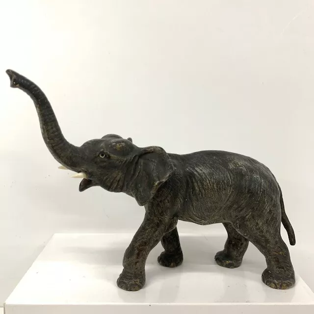 Antique Cold Painted Austrian Elephant style of Bergman 19th Century