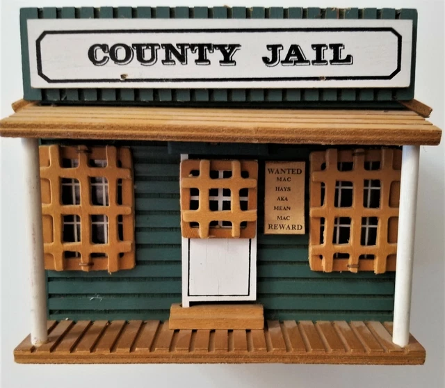 VINTAGE COUNTY JAIL Music Box 44.00 PicClick