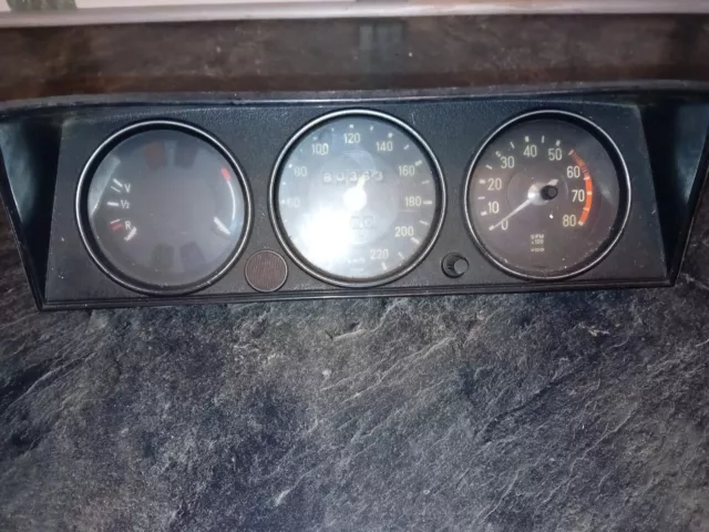 BMW 02 E10 1502 1602 1802 2002 tii Tachometer 220 km/h 2.Serie Ti Tii