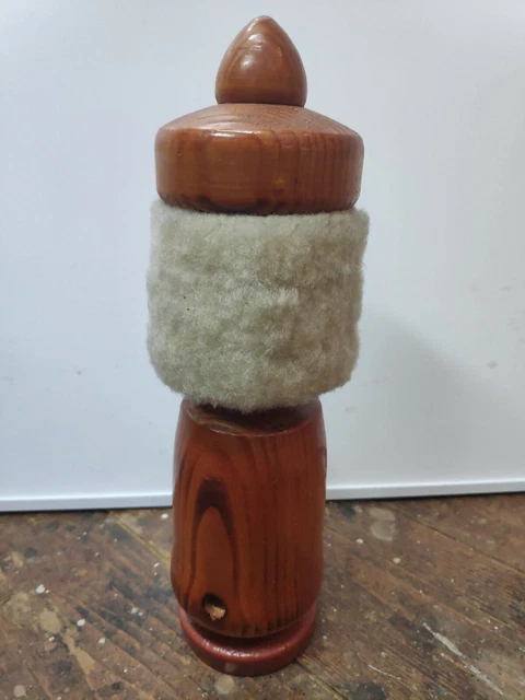 Altes Räuchermännchen aus Holz, 27 cm hoch 2
