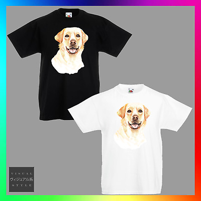 Labrador Dog T-Shirt Tee Kids Unisex Childrens Cute Pup Puppy Pupper Art Cool