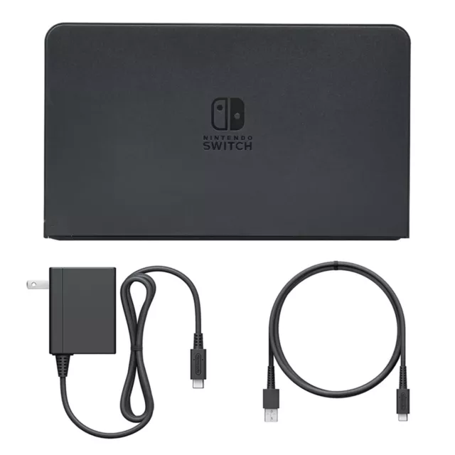 Nintendo Switch OLED Dock - Black (AC Adapter - Charging Dock - HDMI Cable)