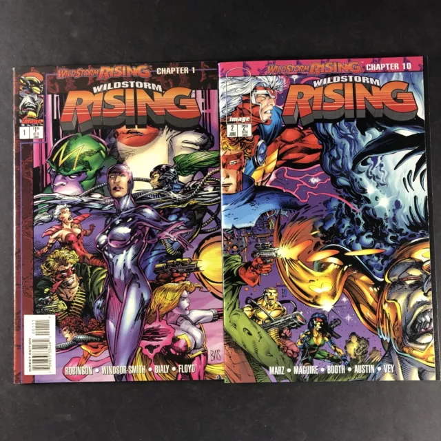 Wildstorm Rising #s 1 & 2 Image Comics Complete Run Set Lot