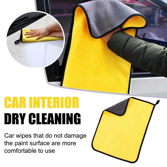 5x Car Microfiber Cleaning Cloth Towel No-Scratch Rag Car Polishing Clean 2023