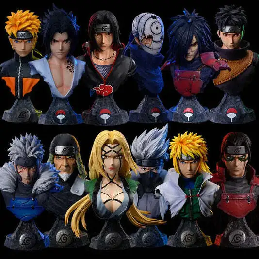 Naruto Masterpiece Collection: Handcrafted Anime Head Sculptures