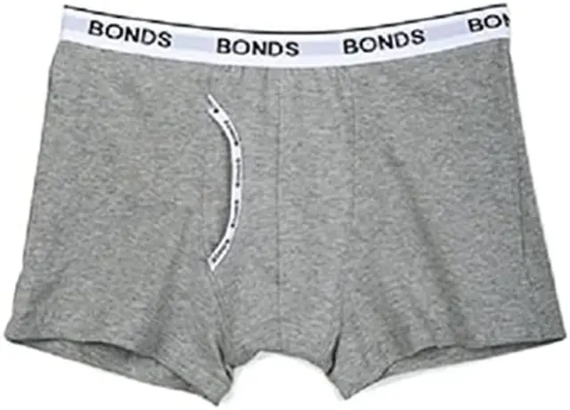 Bonds Boys Guyfront Trunk Underwear Trunks Boxers Shorts Boyleg Black Boy Blue