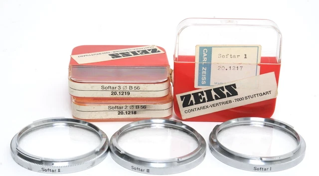 Zeiss Contarex B56 Softar Kit Softar 1 - 2 - 3 in case