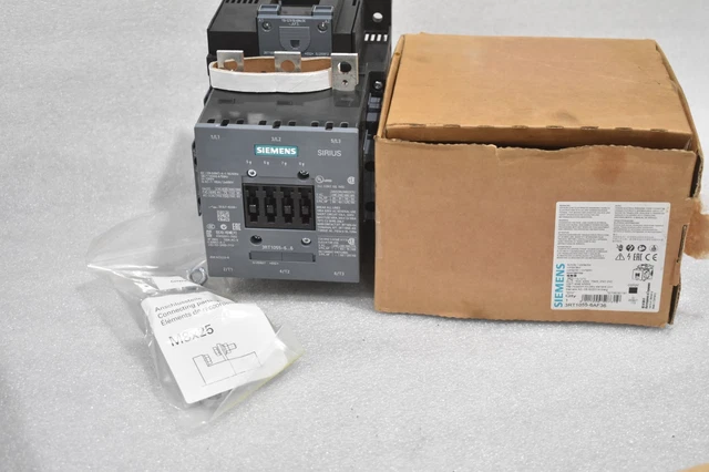 Siemens Sirius 3Rt1055-6Af36 Power Contactor 150 Amp, 75 Kw, 400 Vac, 50-60 Hz