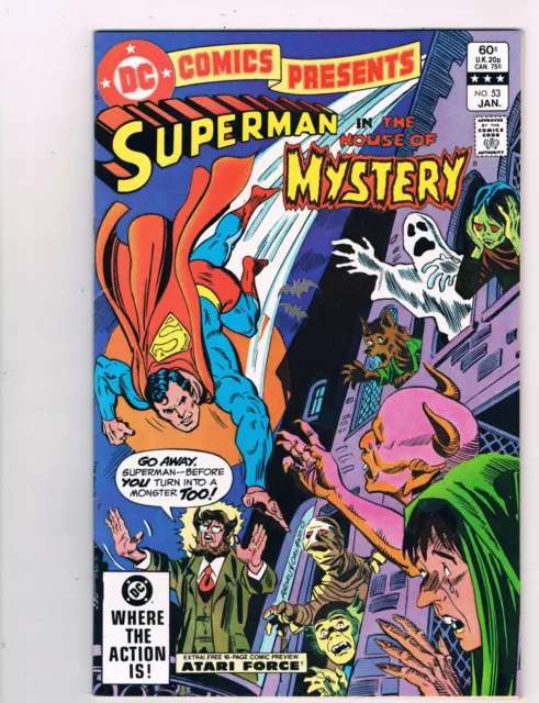 Dc Comics Presents #53 (1979)  Superman & House Of Mystery...atari Force Preview