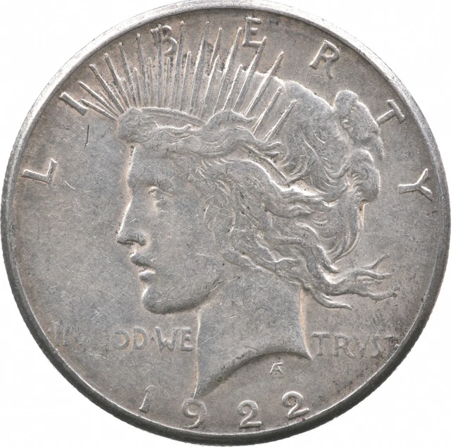 Better - 1922-S Peace Silver Dollar - 90% US Coin *111