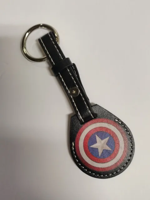 New Captain America Shield Keychain Ring Marvel