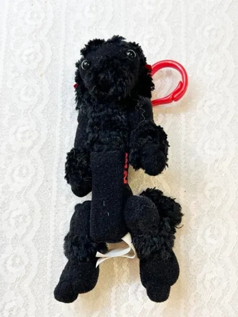 Pez Fuzzy Friends Molly the Poodle 2002 with Clip Slightly Used