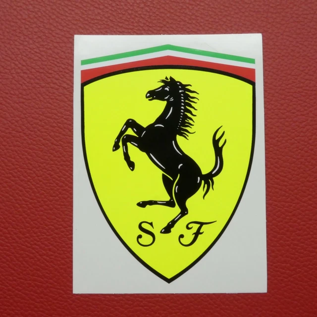 Adesivo Divertente Per Auto - Parodia Logo Ferrari Con Asinello - Metallico Per Styling Auto - Foto 8