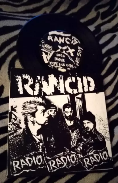 Rancid Radio Radio Radio 7" Vinyl Rare Punk 2004 Fat Wreck Records U.s Pressing