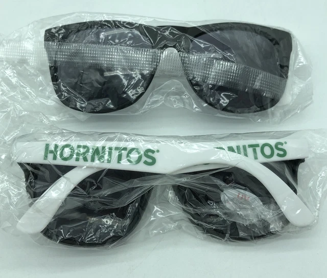 Lot 2 HORNITOS Tequila Advertising Promotional Sunglasses White Green NEW Pair