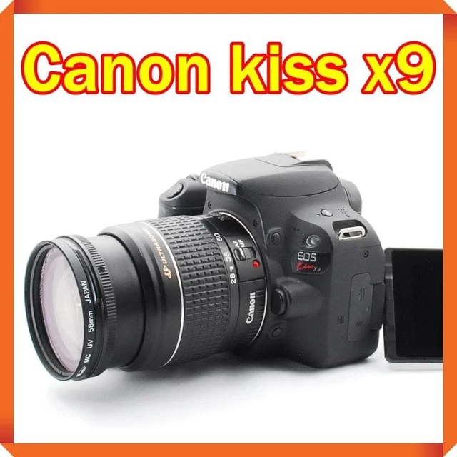 CANON EOS KISS X9i DSLR Camera with 18-55mm and 75-300mm Lenses