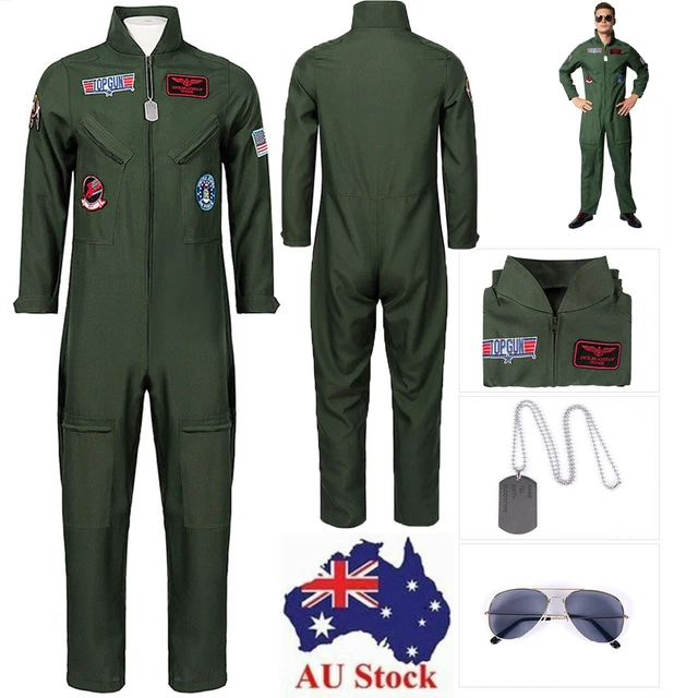 Top Gun Maverick Pilot Overall Jumpsuit Cosplay Costume
