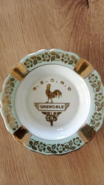 Cendrier Publicitaire Ancien – Faïence – Arquebuse De L'Hermitage – Vintage France