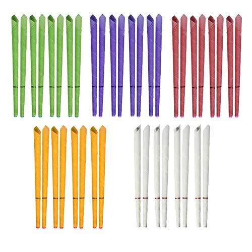 Incutex 40 bougies auriculaires bougies d'oreille avec couleurs et parfums di...
