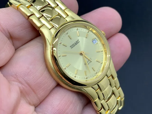 Swiss Made Tugaris Eta 955414 Date S/S Quartz Women's Watch