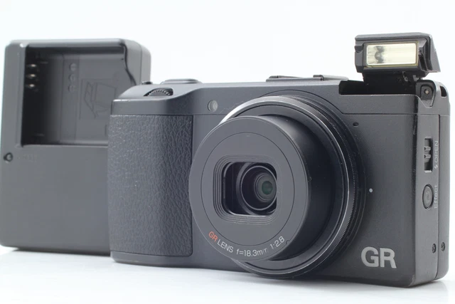 [Exc+5] RICOH GR 16.2MP DIGITAL COMPACT CAMERA BLACK NON WIFI From JAPAN
