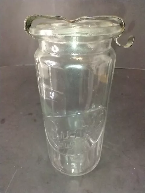 Antique Bunte Candy  Glass Jar. CHICAGO