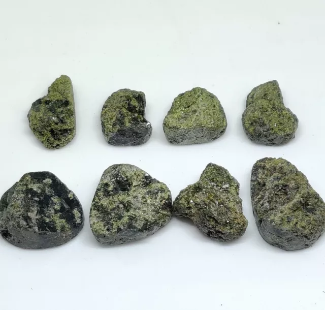 144 cts.Natural Wonderful Epidote Druzy Fancy Cabochon Handmade Loose Gemstone 2