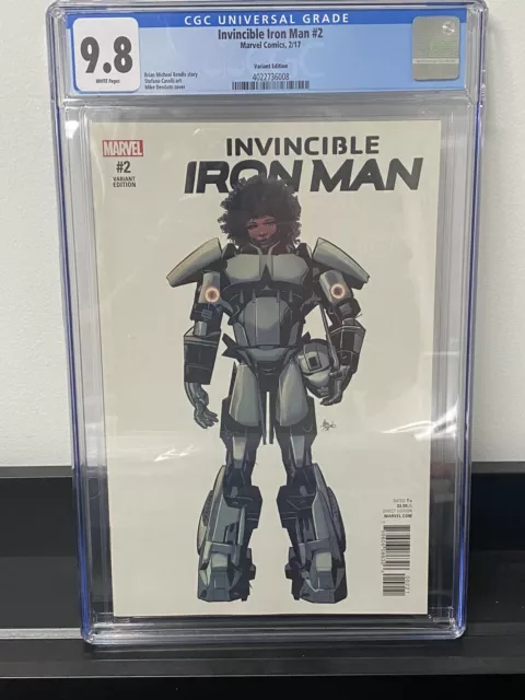 Invincible Iron Man #2 CGC 9.8 (Marvel 2017) RIRI VARIANT IRONHEART 🔥 1:10