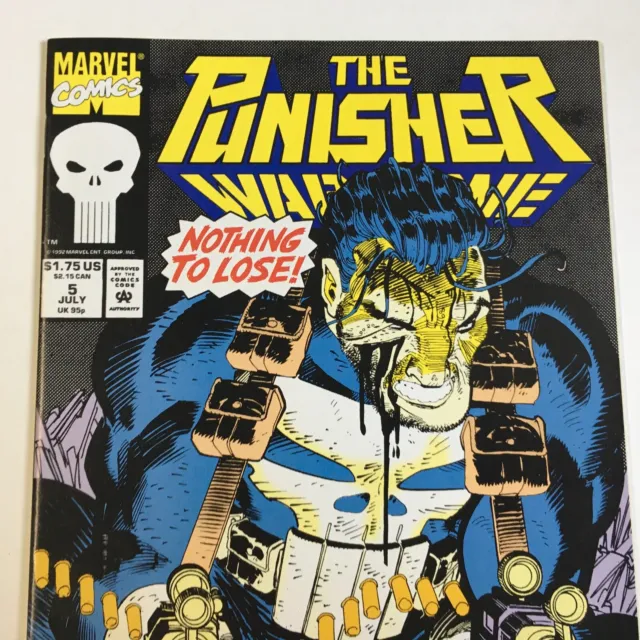 The Punisher War Zone #5 Marvel Comics VF/NM 1992 Romita Jr 2