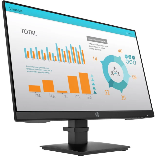 HP P24 G4, LED-Monitor, 61 cm (24 Zoll), schwarz
