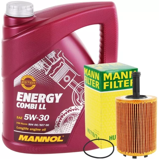 Mann-Filter Ölfilter 1.9 2.0 Tdi + 5L Mannol Energy Combi Ll 5W-30 504.00 507.00