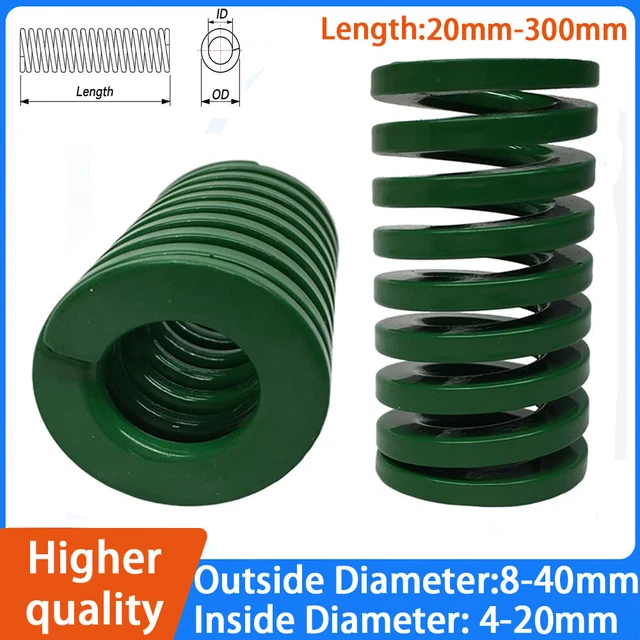 10 Pcs Compresson Sprngs Wre Da 0.5/0.6/0.7mm OD 3mm-12mm A2 - Foto 2