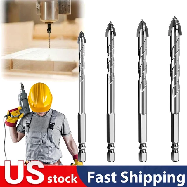 Aerospace Drill Bits Short Length Threaded Shank Drill Bit Set - 3 ...