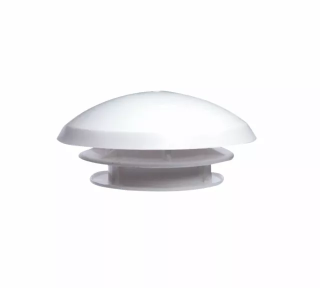 Mushroom Vent With 80Mm Hose Connector - Caravan Motorhome Accessory 2