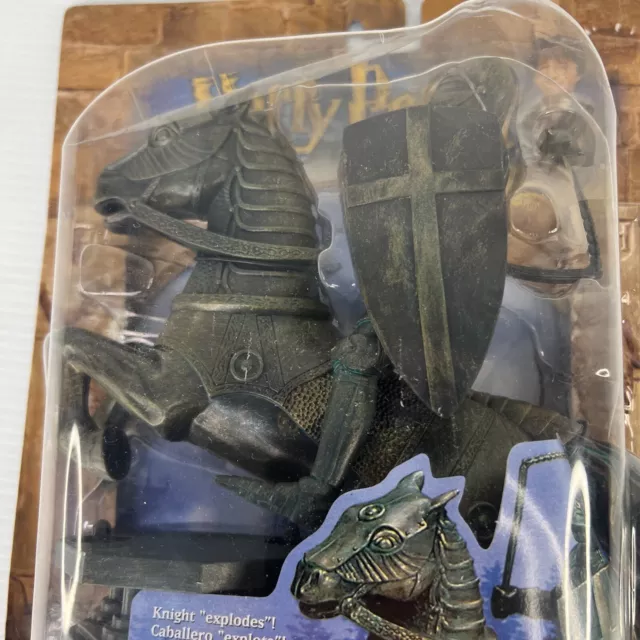 New 2001 Harry Potter & the Sorcerer's Stone Knight Action Figure NRFP Sealed 3