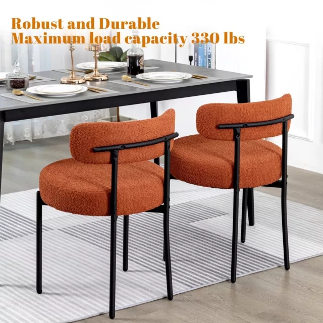 Kitchen Chairs Mid-Century Modern Dining Chairs Set of 2 Kitchen Dining Room 2