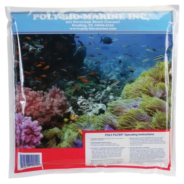 Poly-Filter Grand Coussin Phosphate/Ammoniac/Organics Solvant Poly Bio Marine