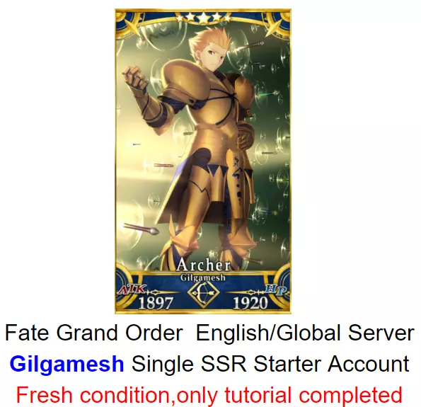 NA]Fate Grand Order English FGO Starter account Senji Muramasa +2400-2700  SQ